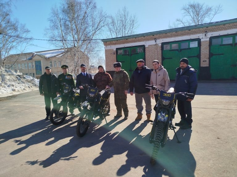    Из Матвеевского района в зону СВО отправили три мотоцикла «О»