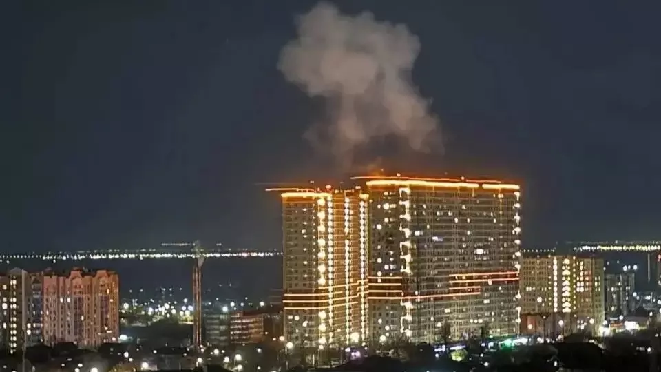 ЖК «Свобода» пострадал от атаки дронов. Фото: 1MI