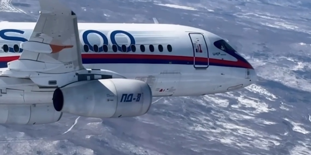 ОАК: SJ-100 российскими двигателями ПД-8 совершил второй испытательный полет