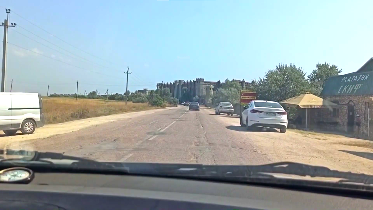 Дорога на косу "Беляус"