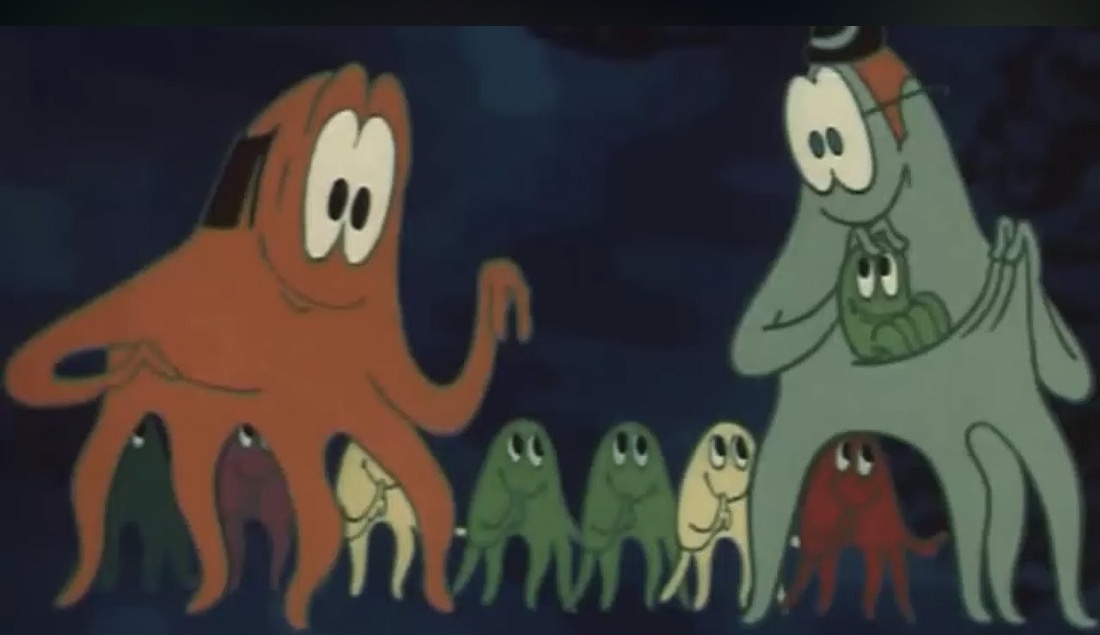 Советский мультфильм Осьминожки