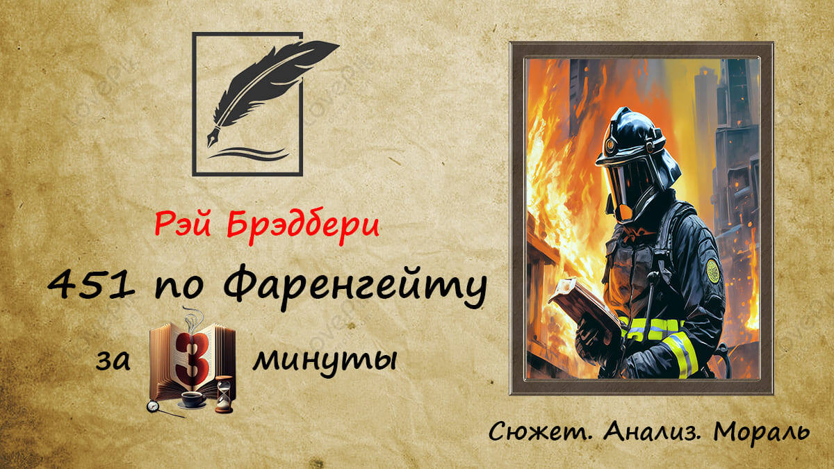 Рэй Брэдбери «451 градус по Фаренгейту» краткое содержание книги за 3 минуты — пожарные сжигают знания  