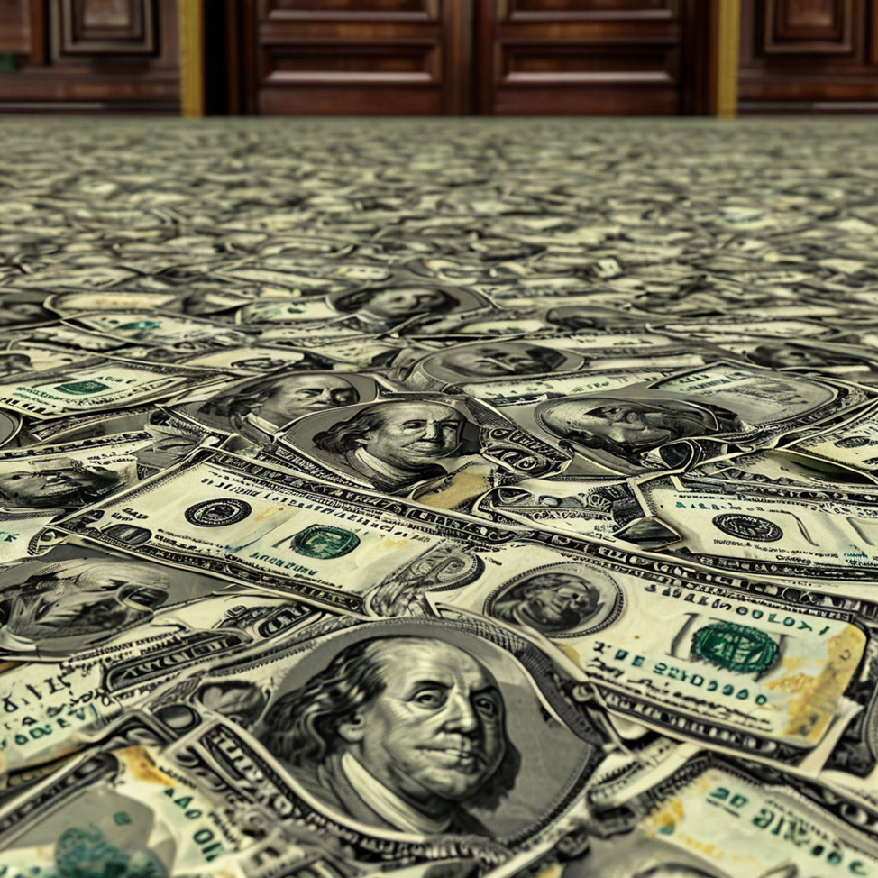 Зелёная резаная бумага до сих пор у многих вызывает благоговение…