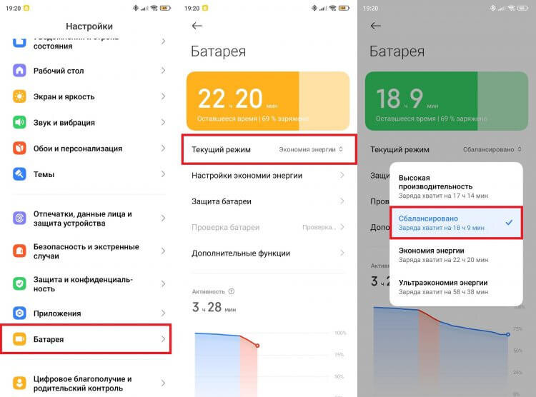    Режим энергосбережения является причиной возникновения самых разных проблем