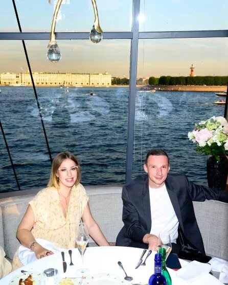 Антон Пинский и Ксения Собчак