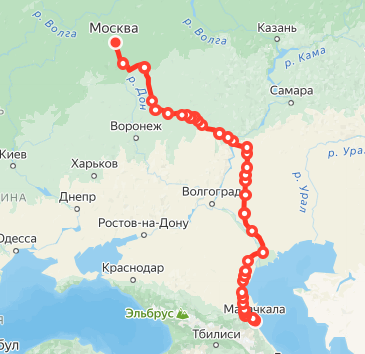 Яндекс.расписание. Поезд №085