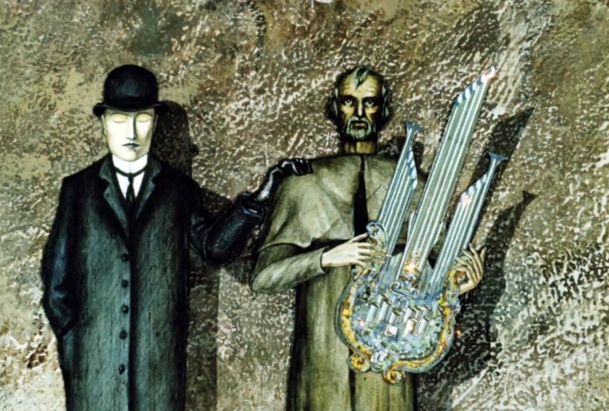 Кадр из мультфильма «Стеклянная гармоника» (1968)