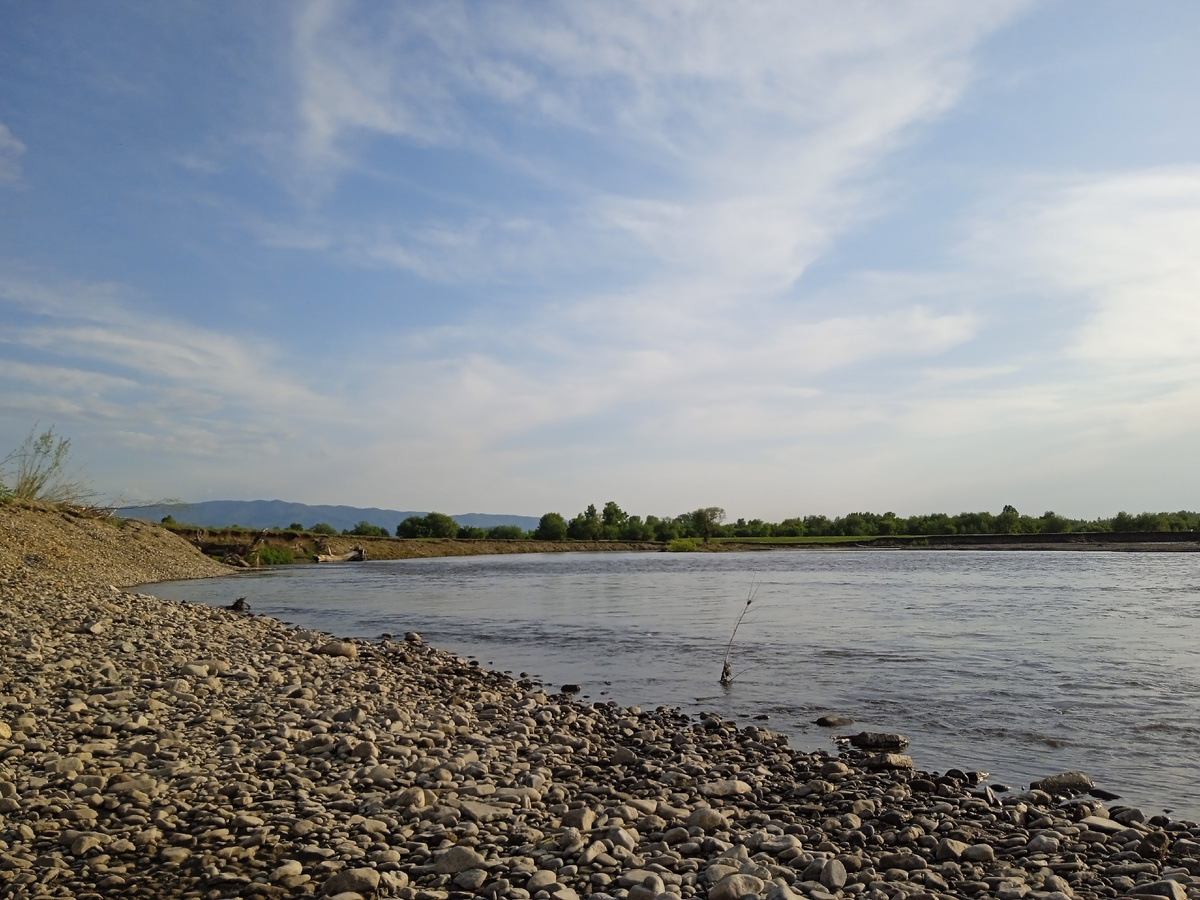 Речка Песчаная в 300 м от нашего дома