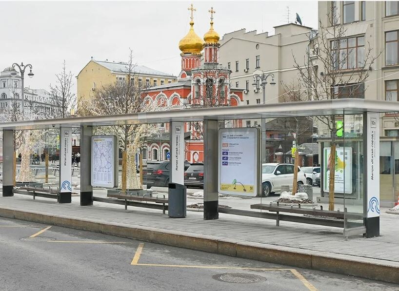Новые остановки московского транспорта.