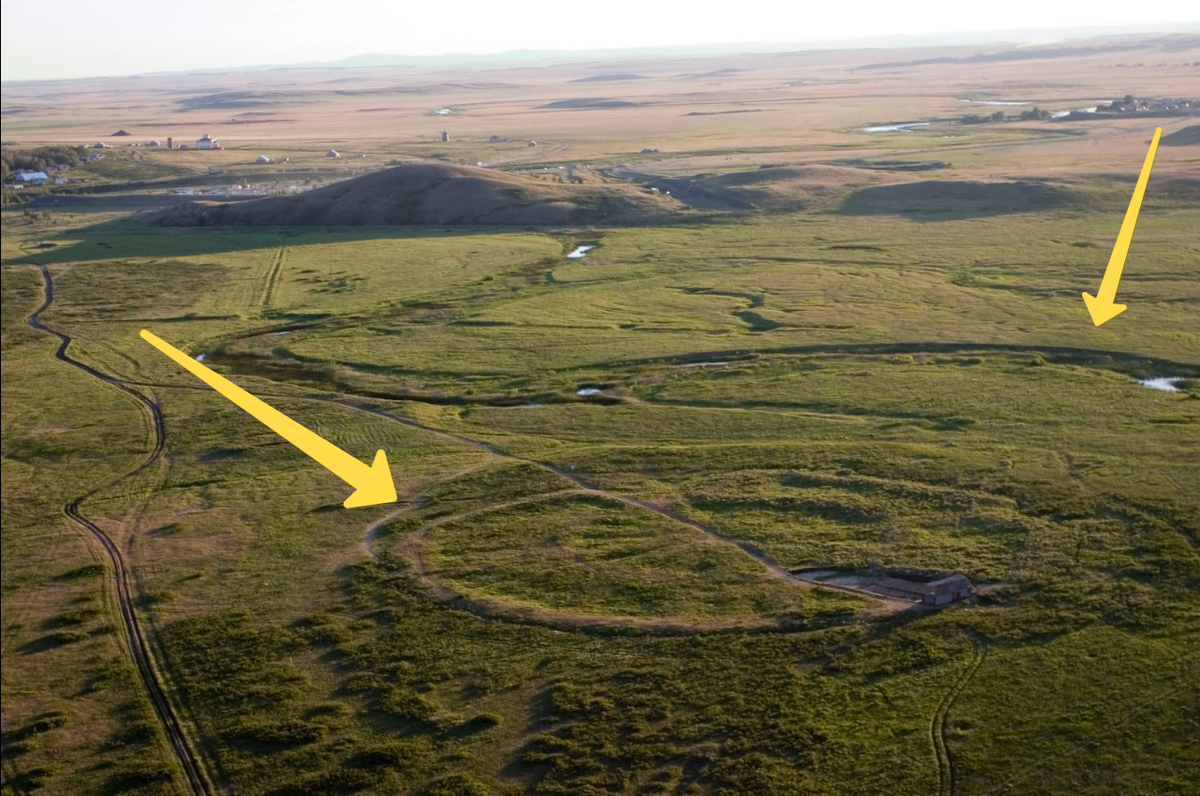 Аркаим в Челябинской области и река у него сегодня