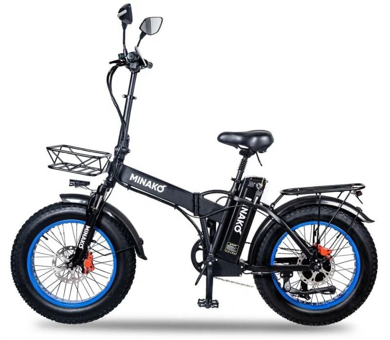 Minako F10 Dual: Мощный электровелосипед для курьеров и активной жизни!
