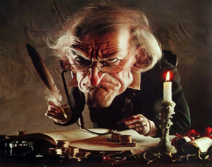 Образ скряги, характерный для мирового искусства