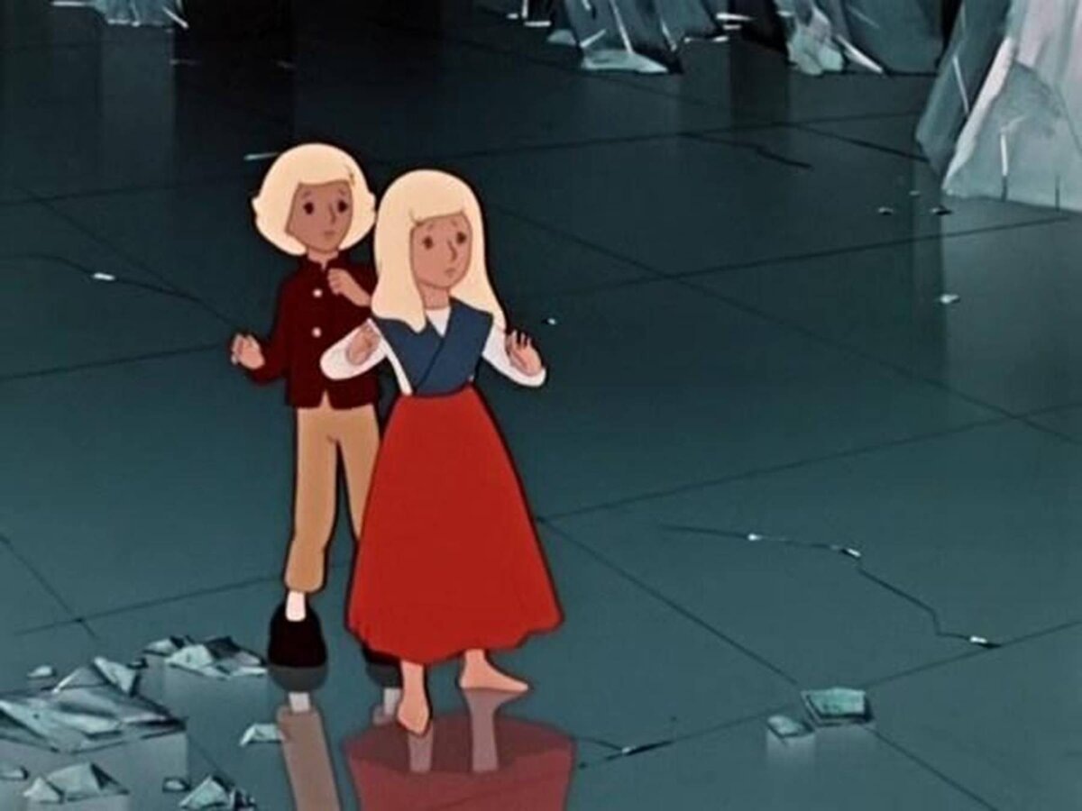 
Кадр из мультипликационного фильма «Снежная королева», Союзмультфильм, 1957г.