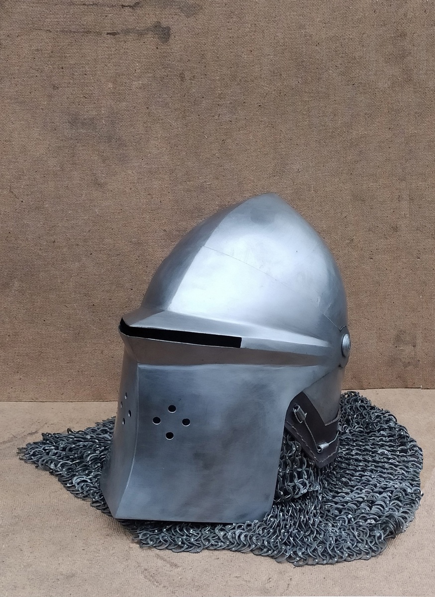 Бацинет. Фото и изготовление шлема А. Бакаев.