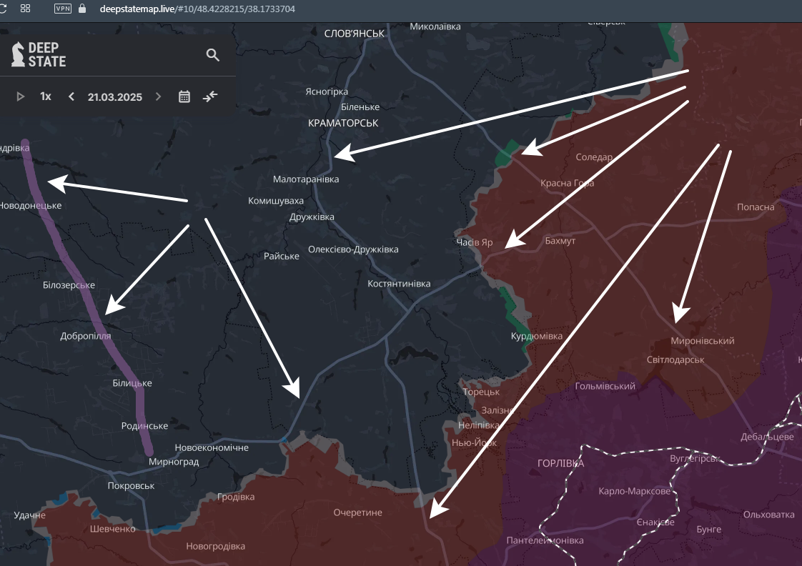 Актуальная карта, аппликация Автора, ссылка на источник по верхнему краю скрина