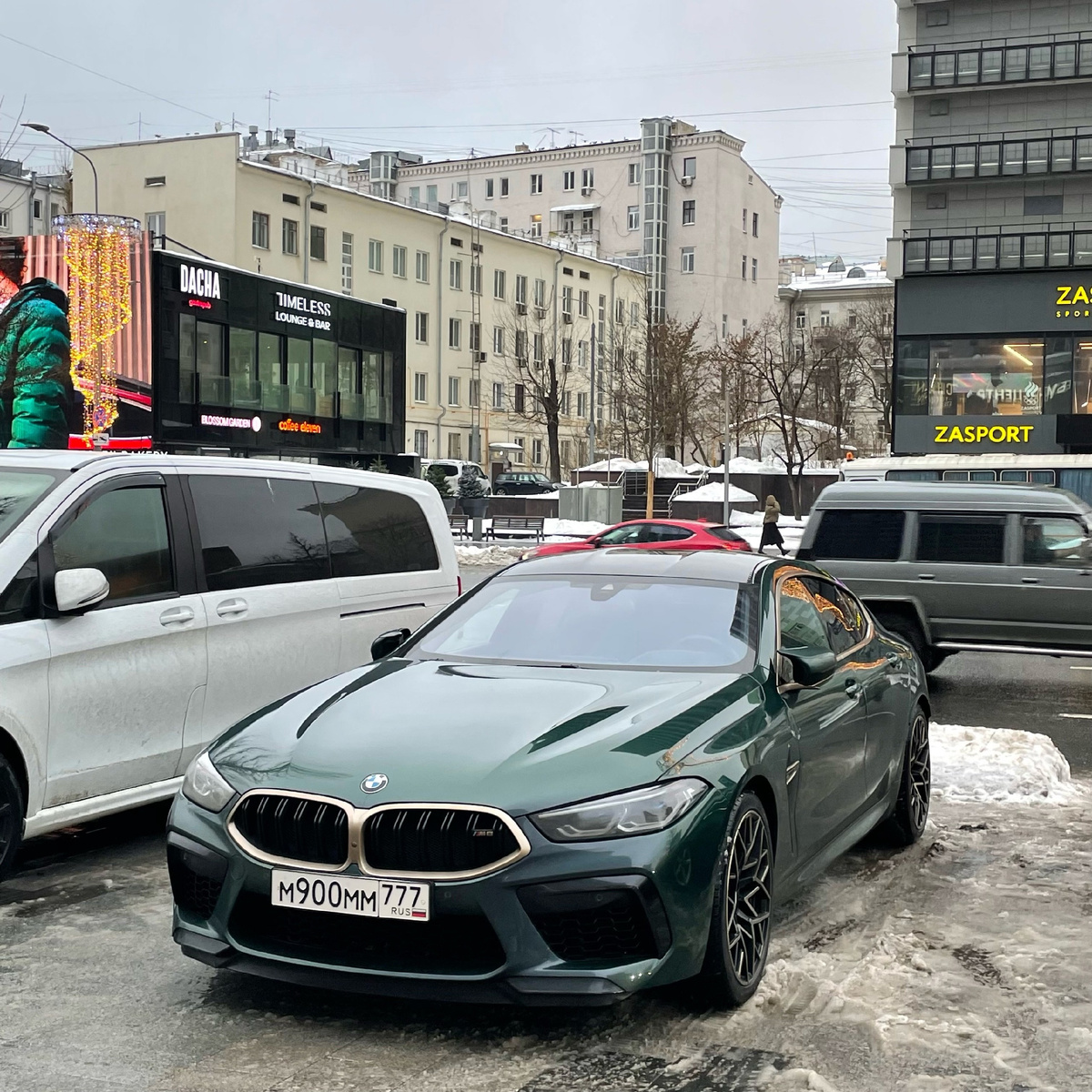 М8 в центре Москвы