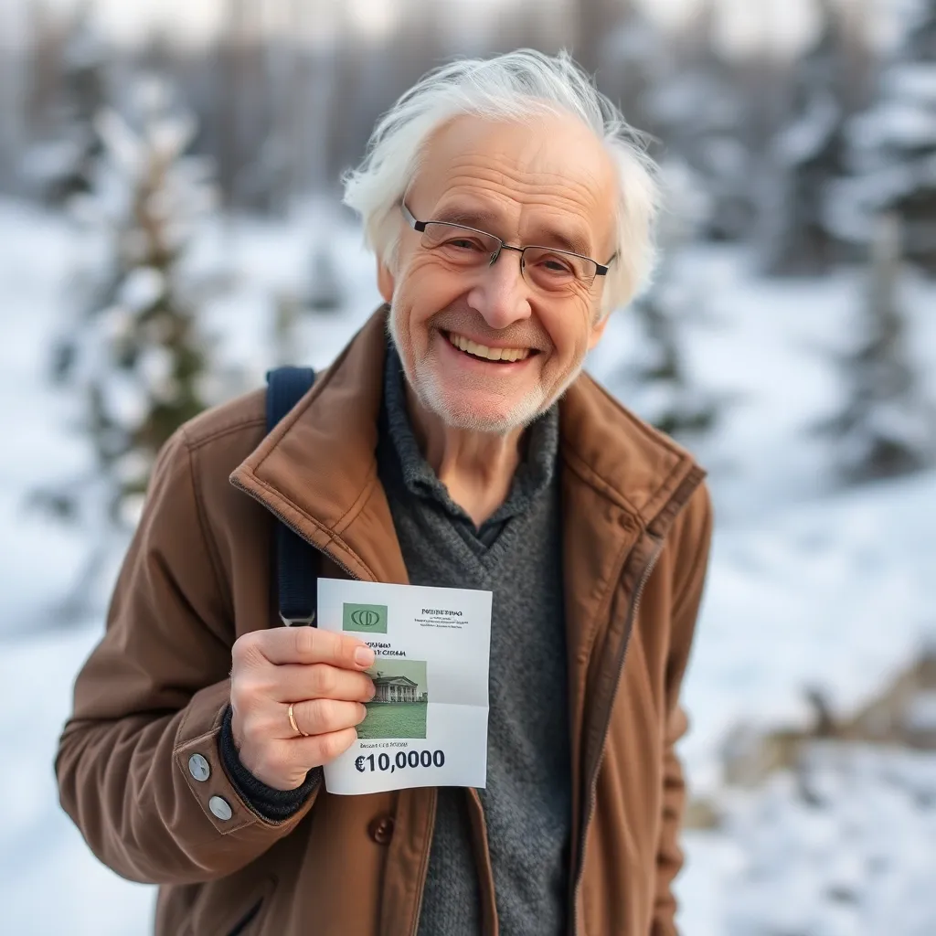 Противный ИИ считает, что 100 000 рублей это 10 евро. Совсем тупой. Но пенсионер счастлив, да