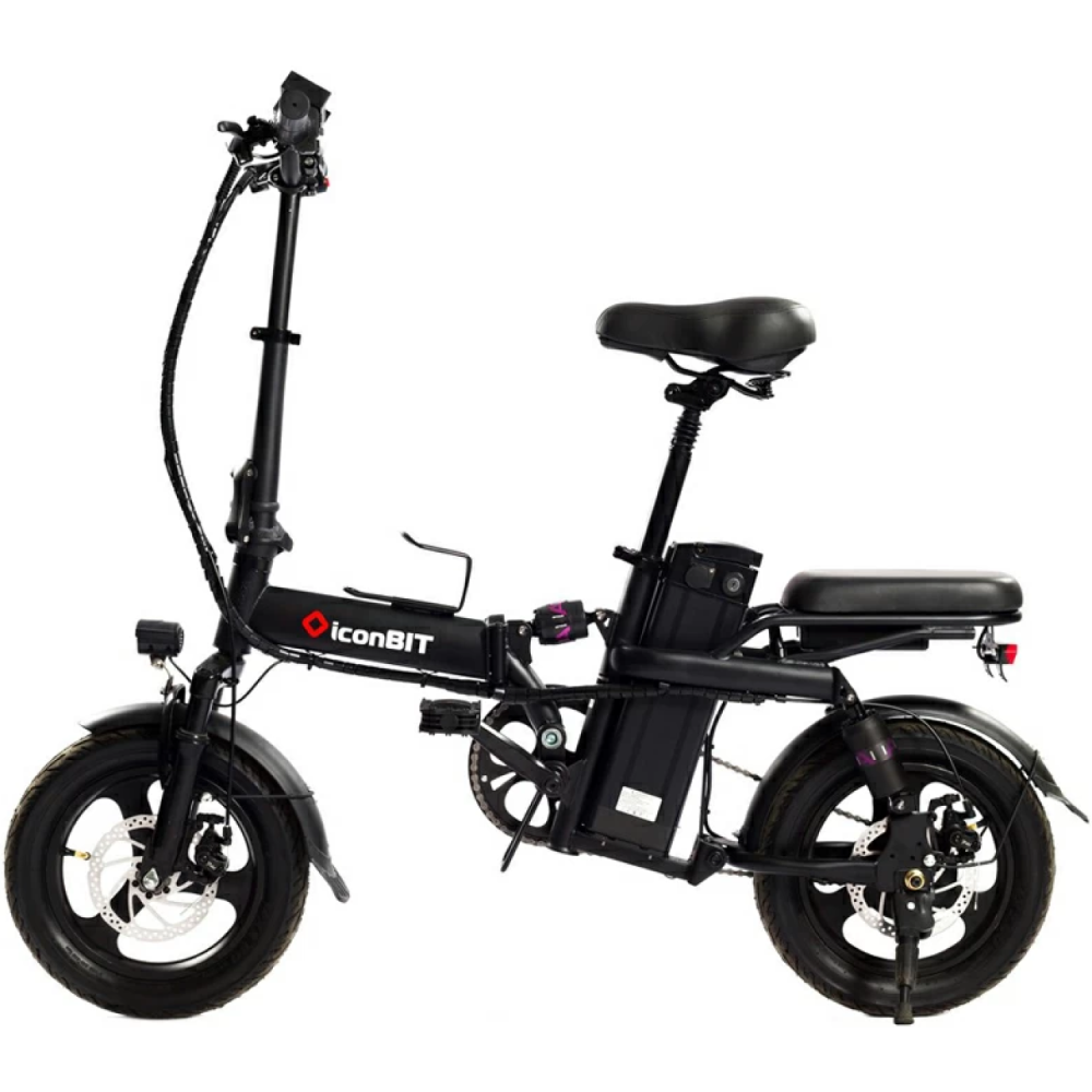 IconBIT E-Bike К300: Мощный электровелосипед для города и курьеров! Управлениебез водительских прав!