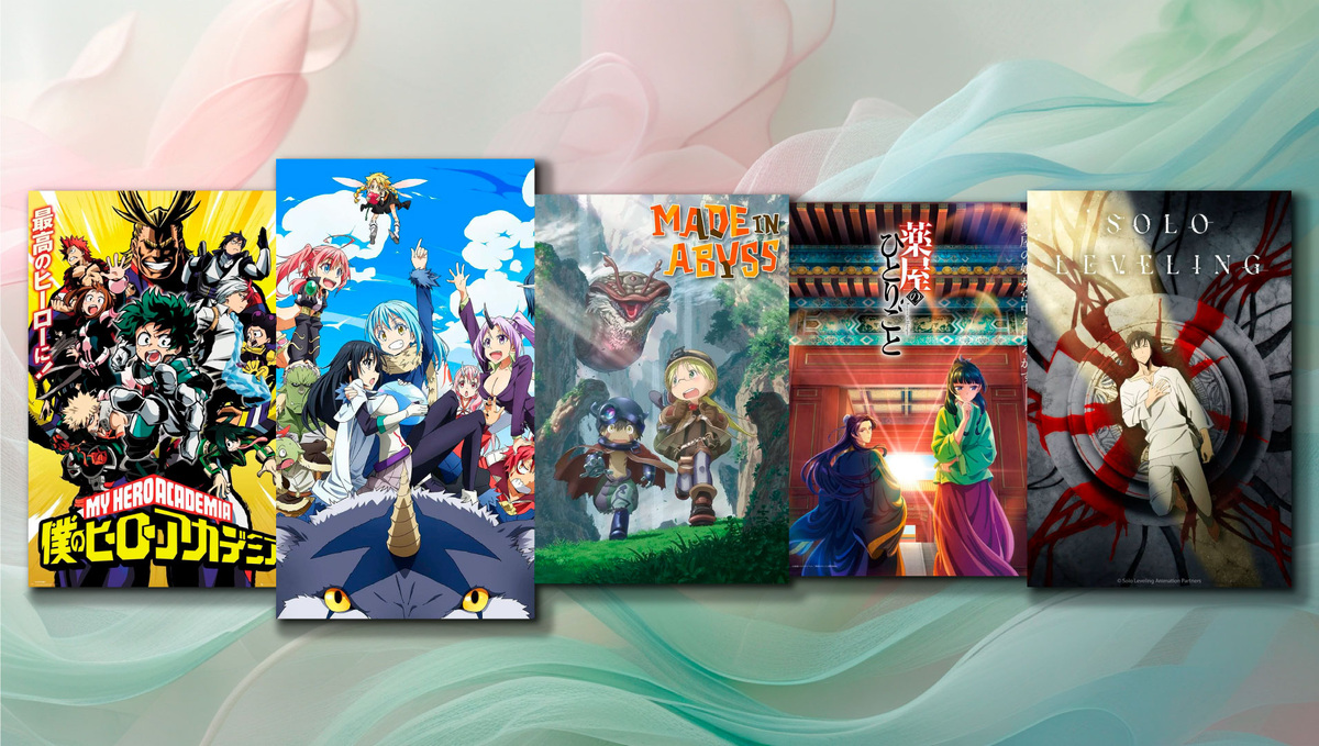 Почти у всех аниме уже вышли манги или манхвы на русском языке.