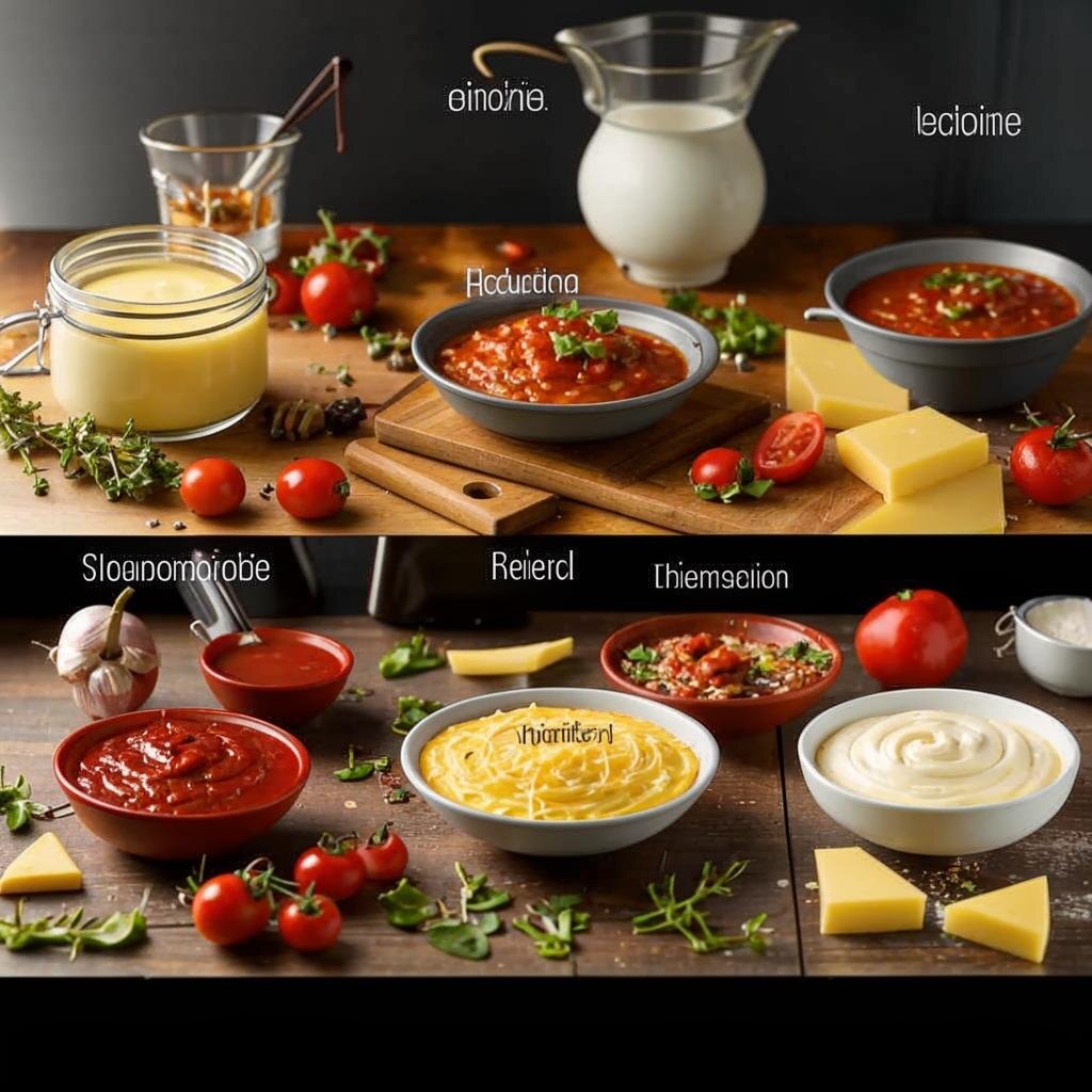 Разновидности соусов 