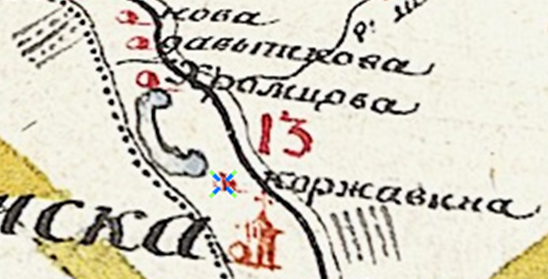 Карта Туринского уезда.