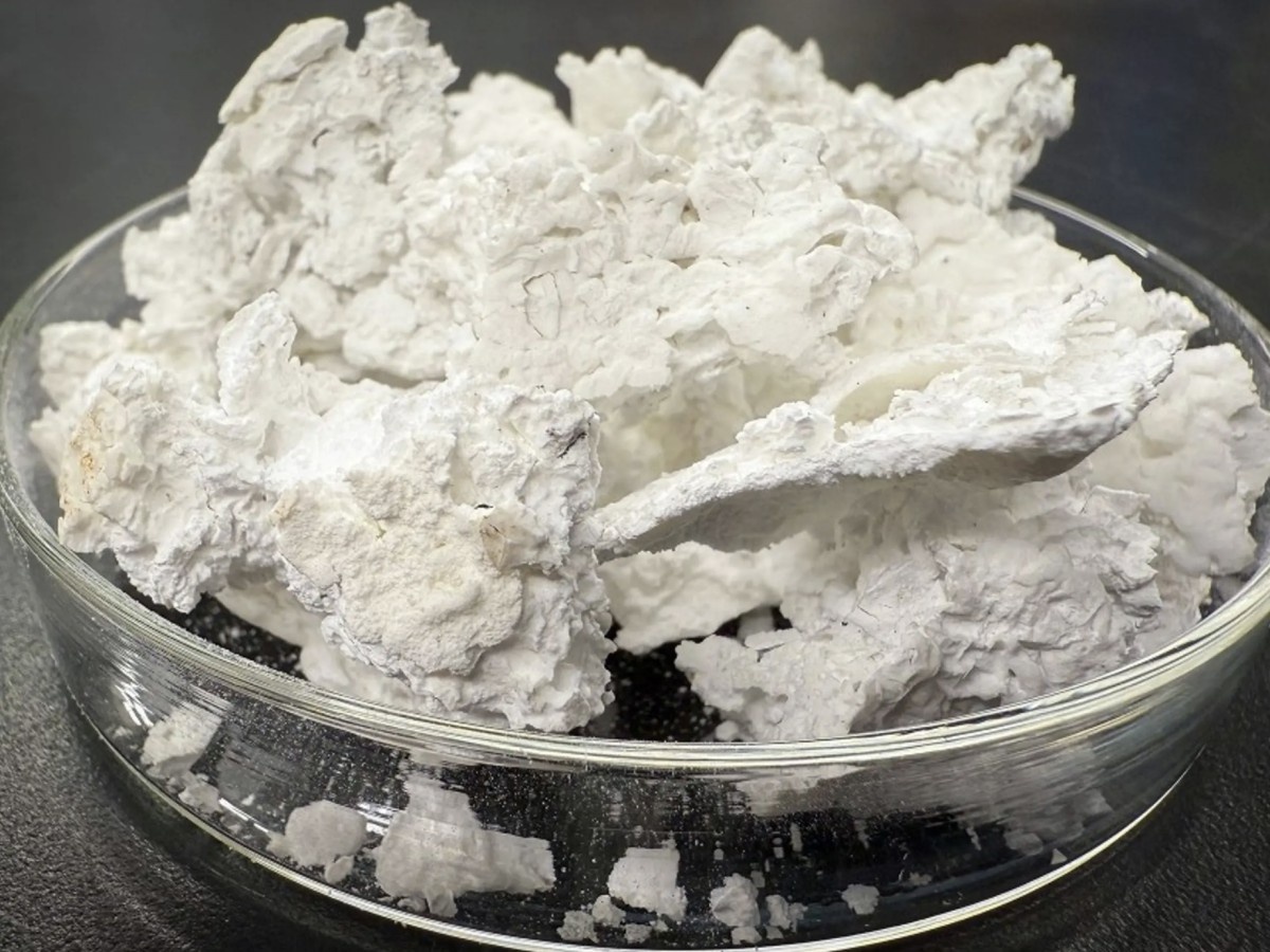    Эко-заменитель песка для цемента получается из морской воды и CO2