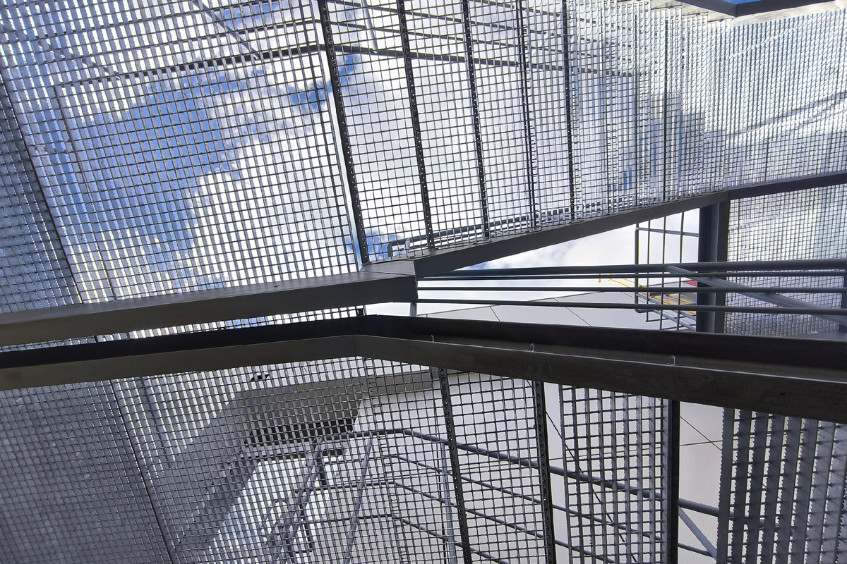 Решетчатый настил для площадок и металлических лестниц