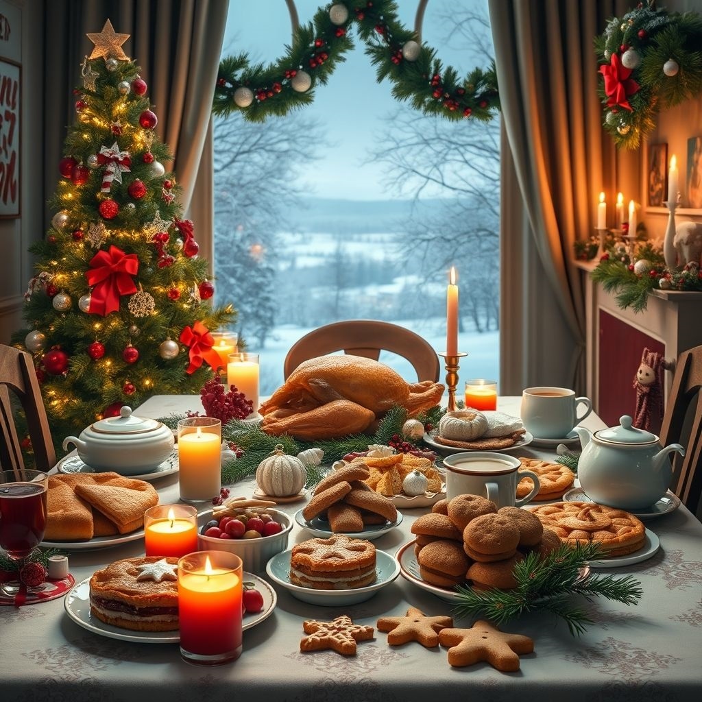 Рождество в фокусе кулинарии