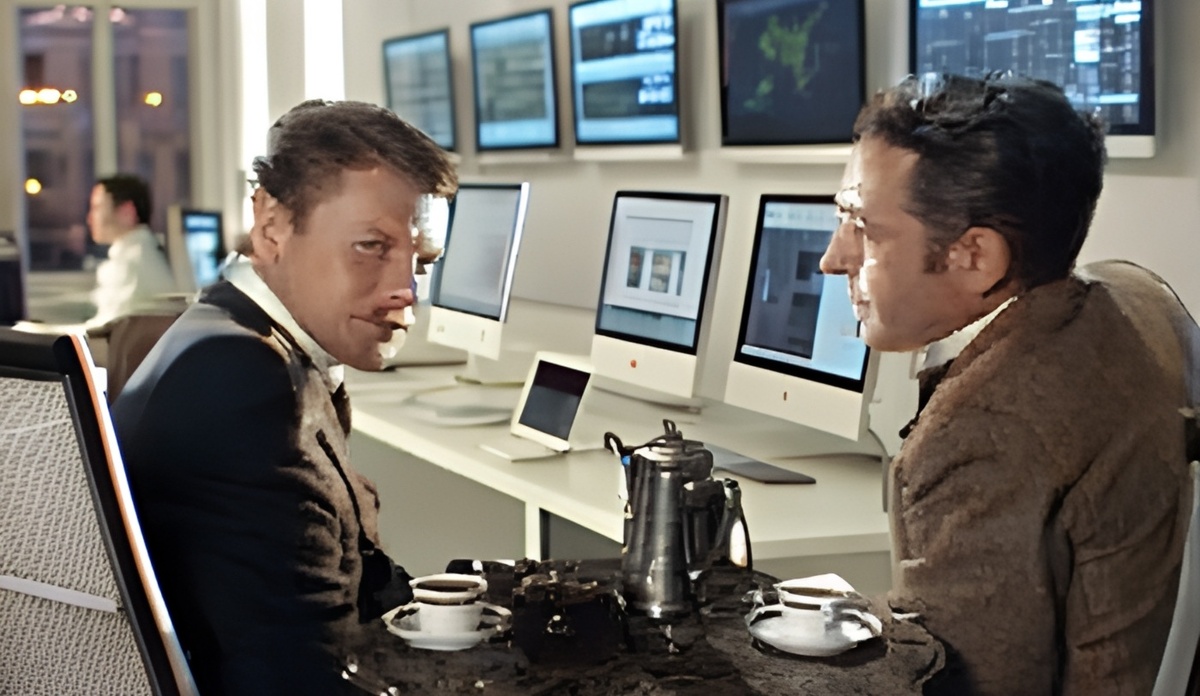 Спалилась... ИИ версия кадра из фильма «Шерлок Холмс»