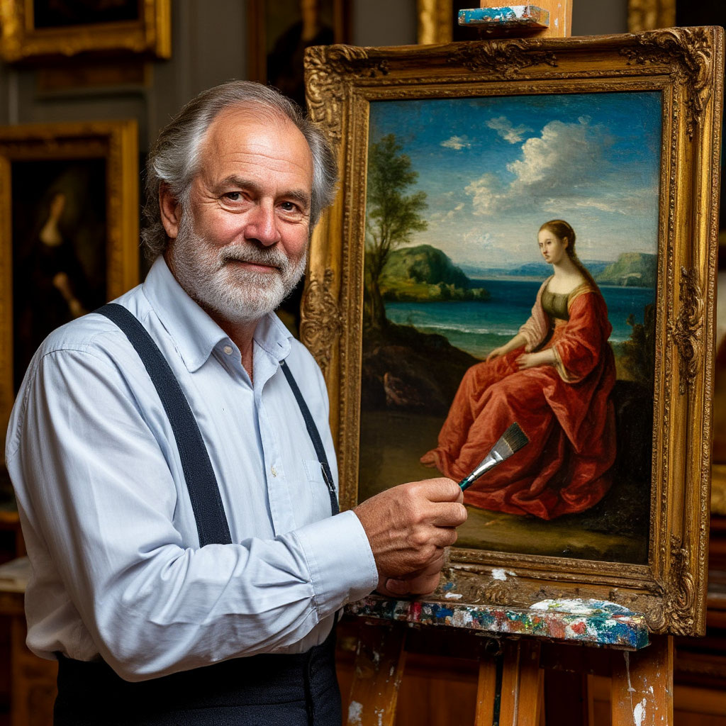 Художник, пишущий картину, воспринимает холст словно чистое поле, а разноцветные краски — словно благодатные зёрна души. 