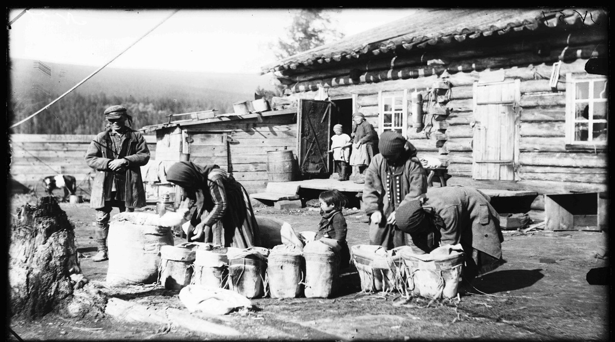 Деревенская жизнь в Иркутской губернии. Фото из открытого доступа