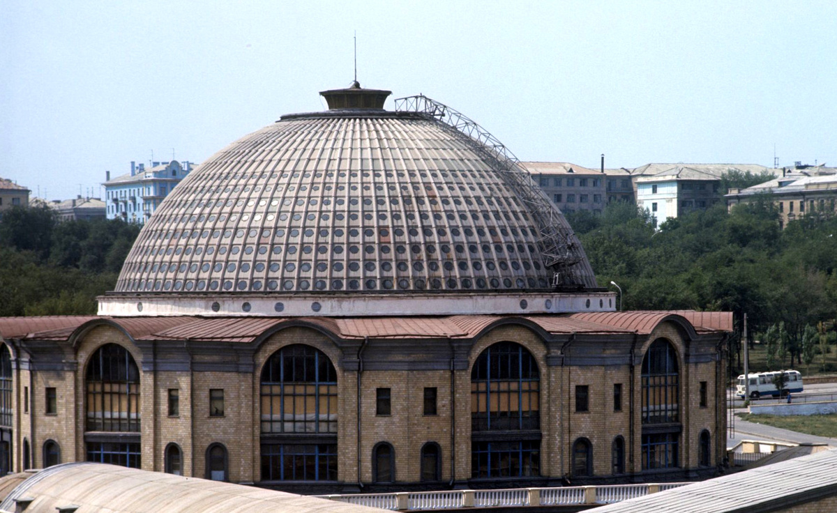 Крытый рынок. Донецк фото 1970 год