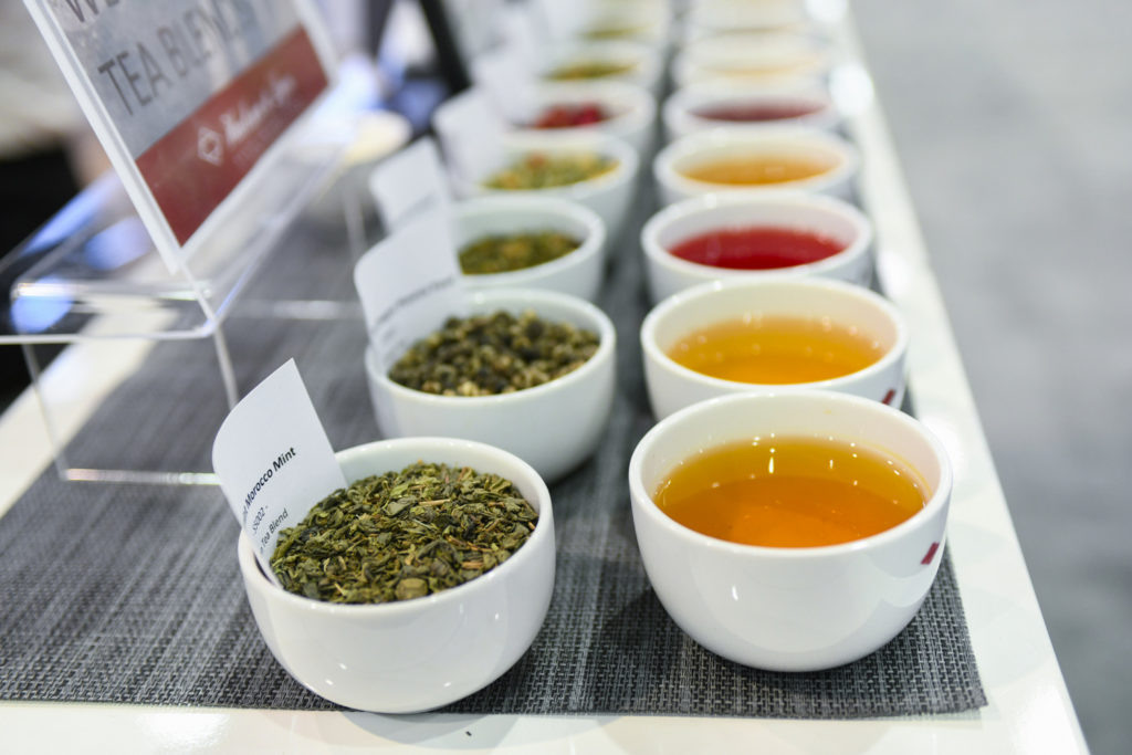 World Tea Expo 2019. Образцы продукции. Фото: https://www.worldteaexpo.com/