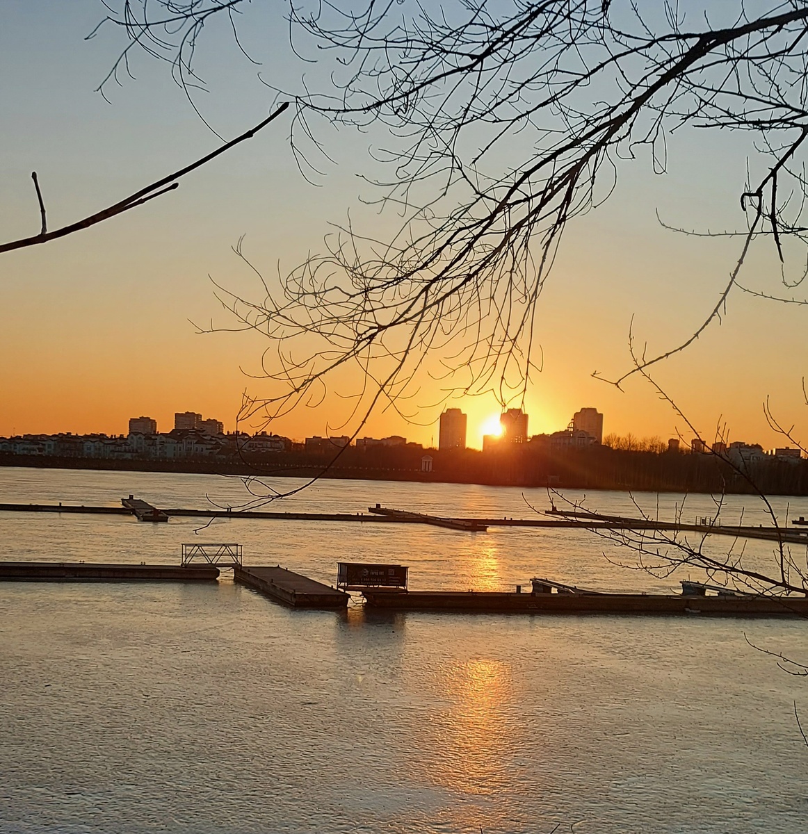 Московский субботний закат. Фото автора канала