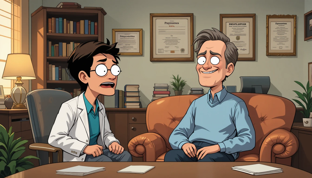 Когда терапия превращается одновременно и в комедию, и в трагедию... 