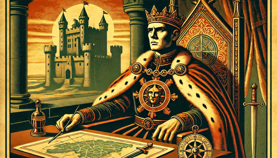 Сюжет рассказа кратко и с иронией — меч и корона как символ власти