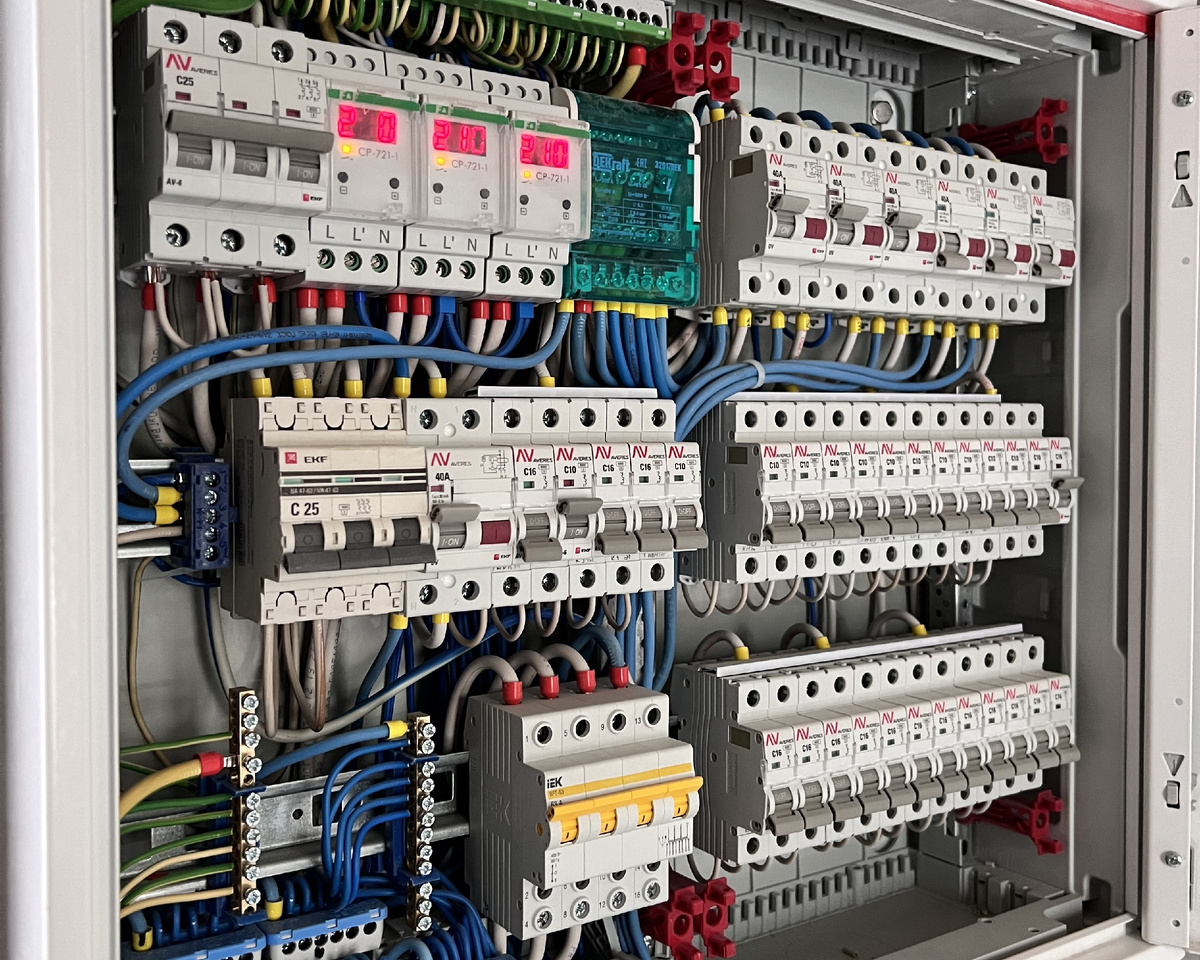 Электрощит для частного дома 200 м2