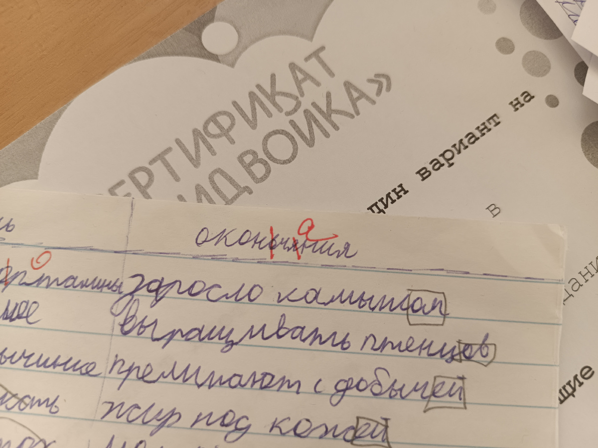 Страшный сон учителя русского))