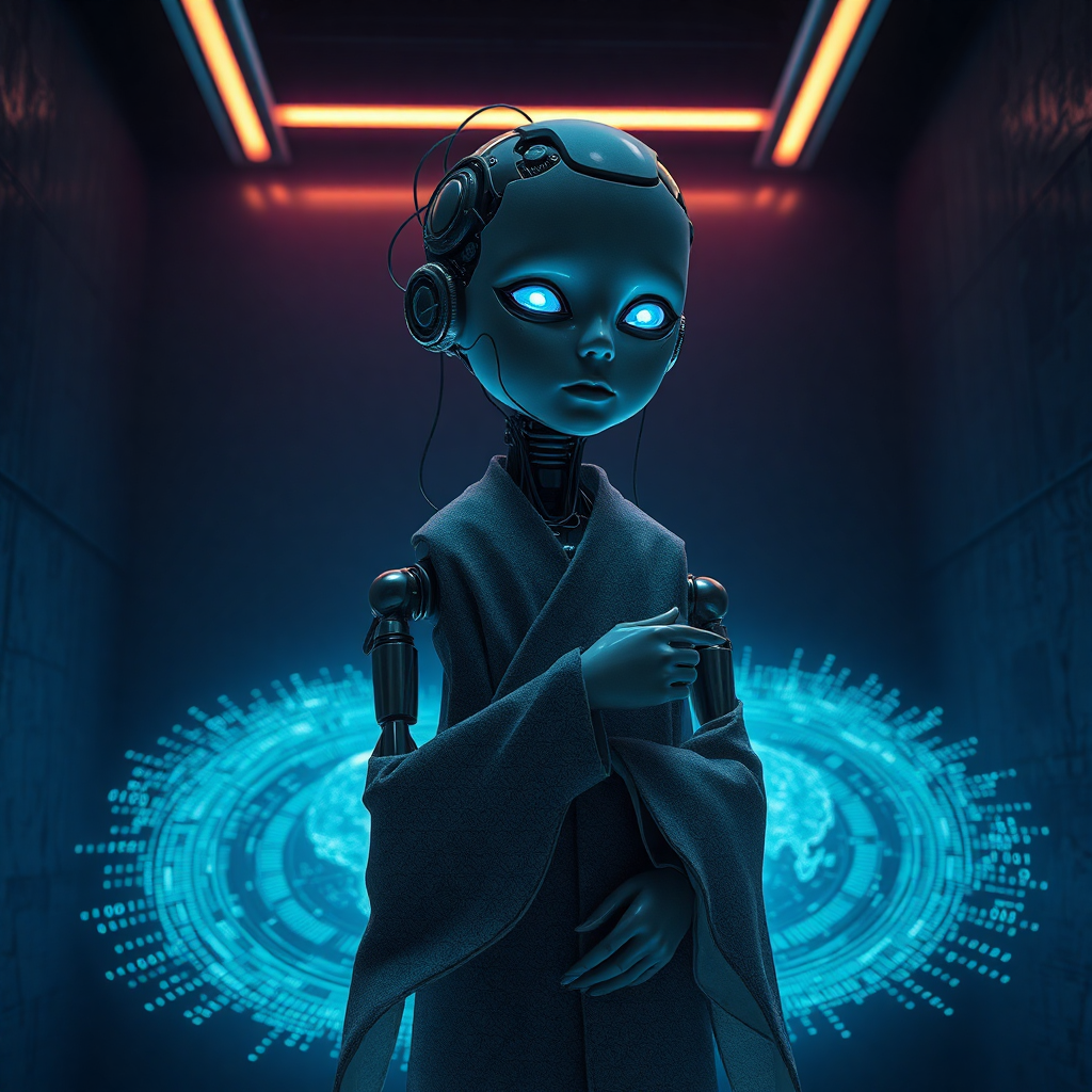 Изображение механической куклы