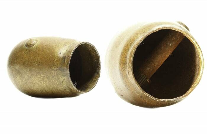 Гильза патрона Шуберта с той самой шпилькой внутри. /Фото: en.topwar.ru.