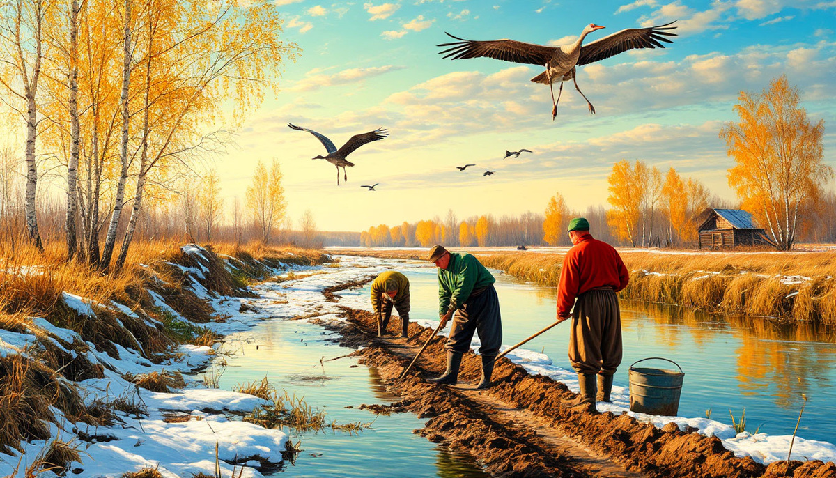 🌿 Народные приметы и традиции на 23 марта 2025 года. Василисин день 🌧️🌿