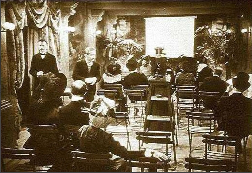 Первый показ кионателье Ханжонкова в Петербурге