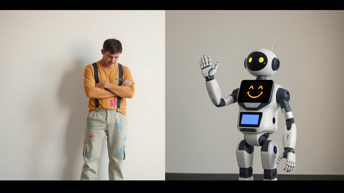 Маляр Иван: 8 часов работы. Робот Боб: 2 часа + сериал на Netflix