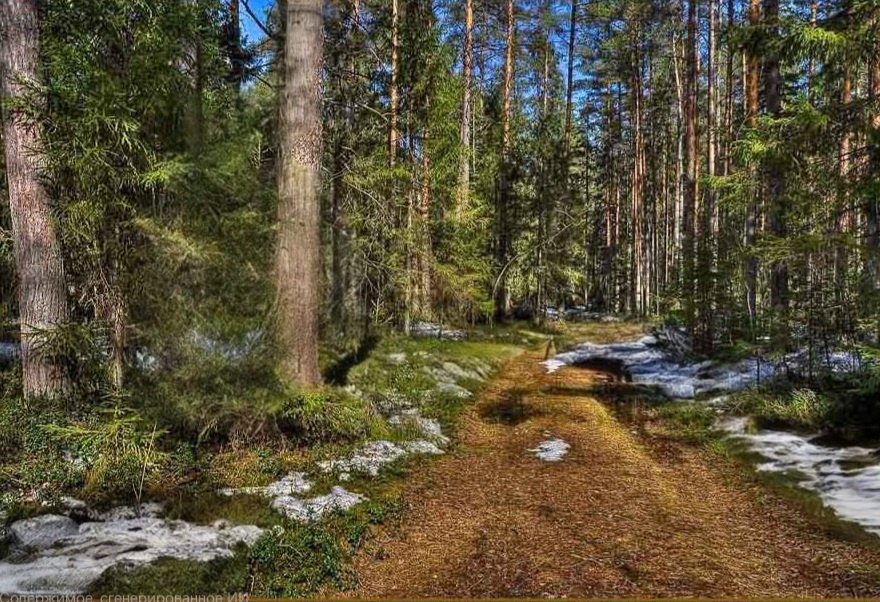 Лес, что можно найти в апрелеском лесу
