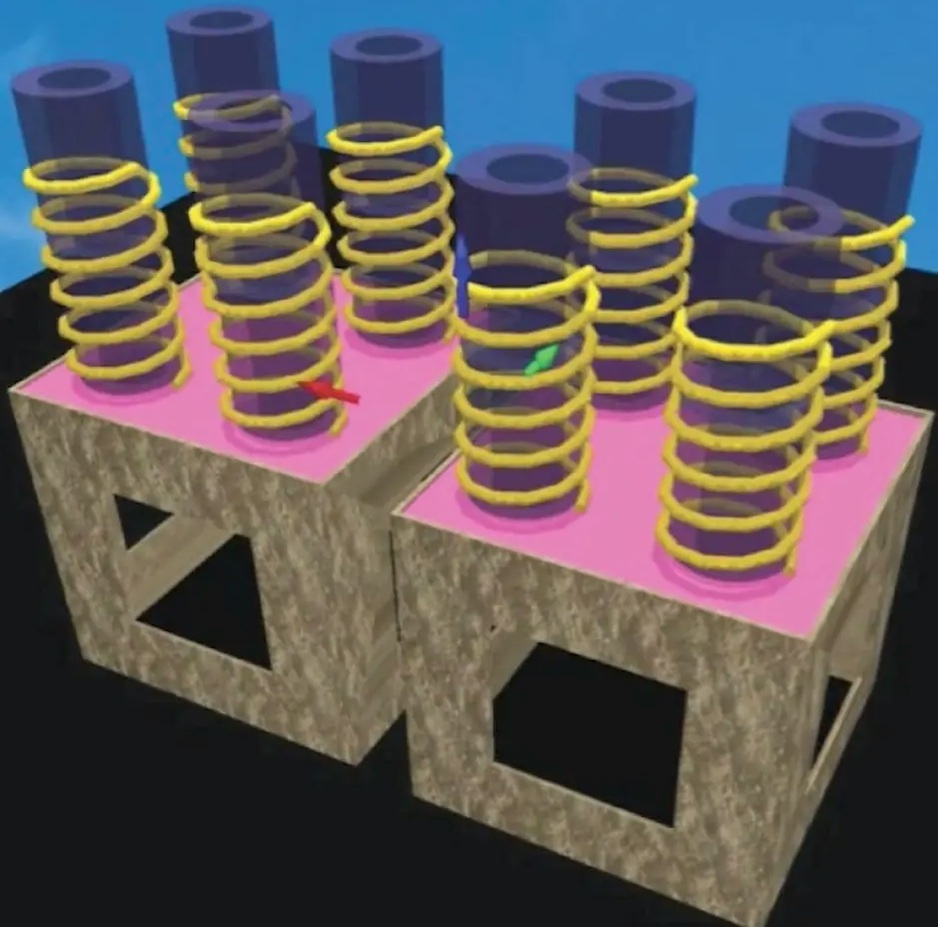 Сообщается, что были обнаружены восемь цилиндрических сооружений, ведущих к 80-метровым камерам. Источник: Facebook/@OmniCore Tech.