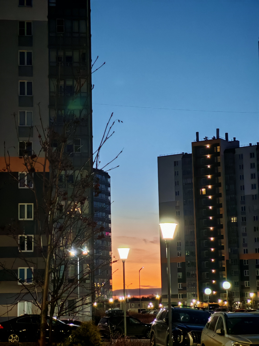 Люблю раннее утро. 