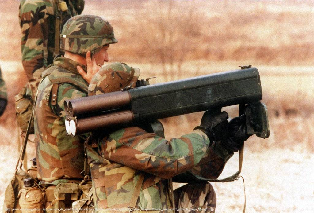 M202A1 FLASH на стрельбах 
