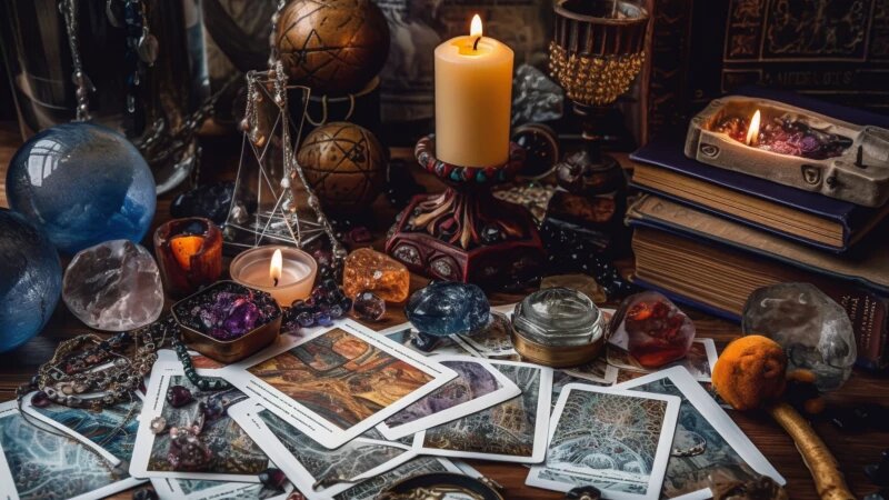     Карты таро. freepik.com/atlascompany