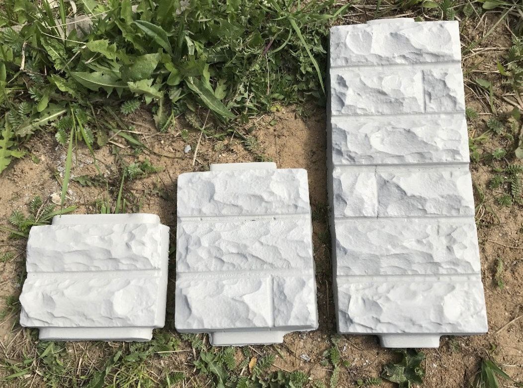 стойки клумбы из бетона