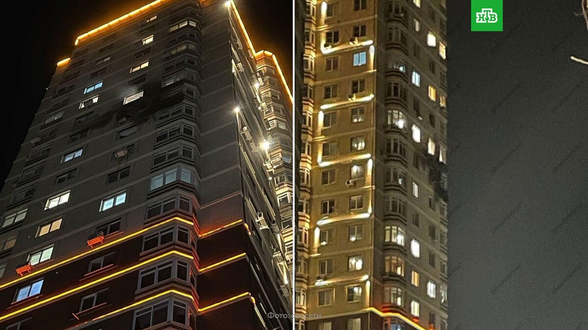    В многоквартирном доме в    Ростове-на-Дону    произошел взрыв    из-за    атаки БПЛА